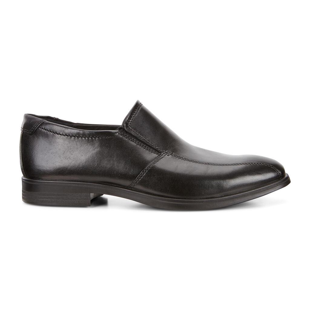 Ecco Melbourne Bike Mens Slip On Dress Shoes In Black Sales - India RZP-830976